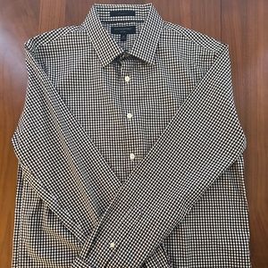 Banana Republic Mens Slim Fit Untucked Button Down Shirt, Size: Medium